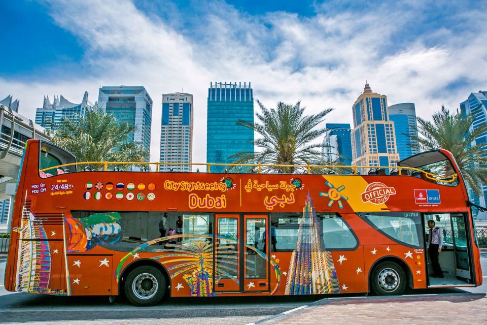 Dubai Hop-On Hop-Off Bus Tour Tickets & Information